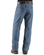 Wrangler mens Rugged Wear Woodland Thermal jeans, Stonewashed Denim, 30W x 32L US