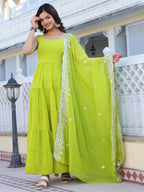 Fashion Basket Georgette Anarkali Dress For Women