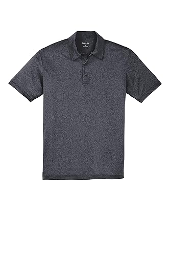 Sport-Tek Heather Contender Polo 3XL Graphite Heather