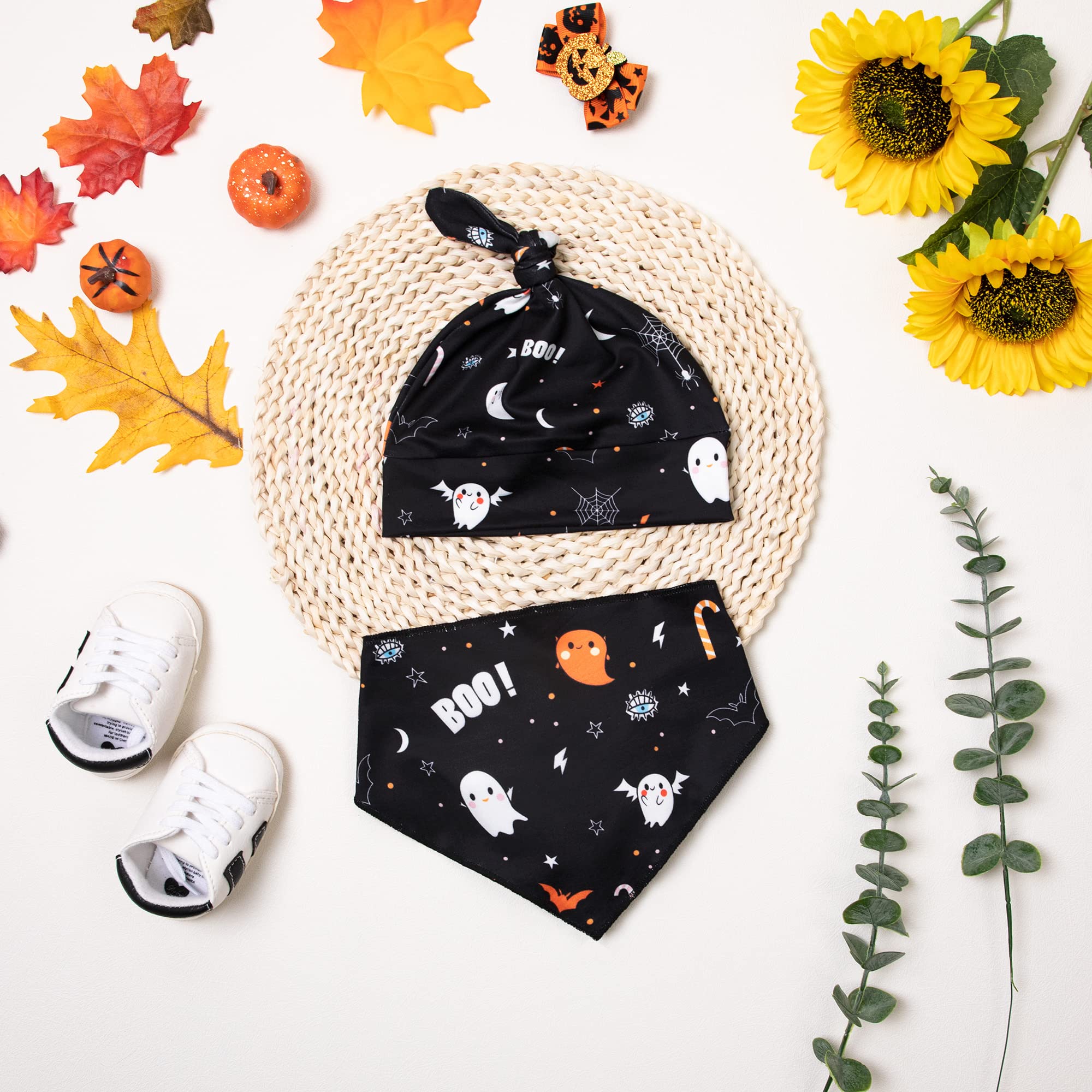 Abbence Baby Halloween Girls Boys Outfit Infant Long Sleeve Clothes Black 0-3 Months
