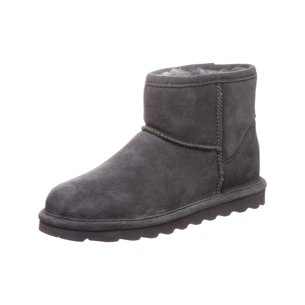 Bearpaw 2130W-030-8 Women Alyssa Ankle Boots  Charcoal - Size 8