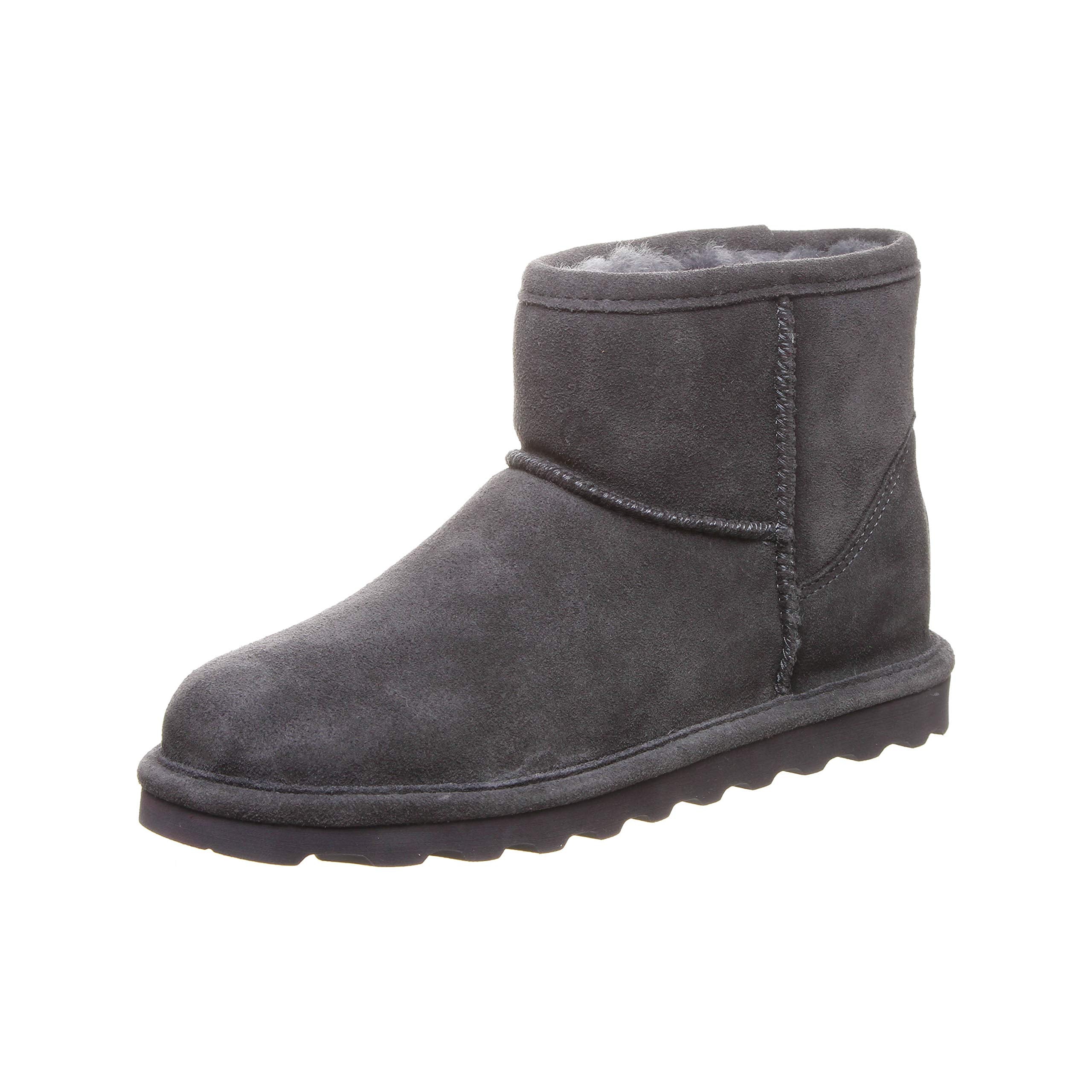 Bearpaw 2130W-030-8 Women Alyssa Ankle Boots  Charcoal - Size 8