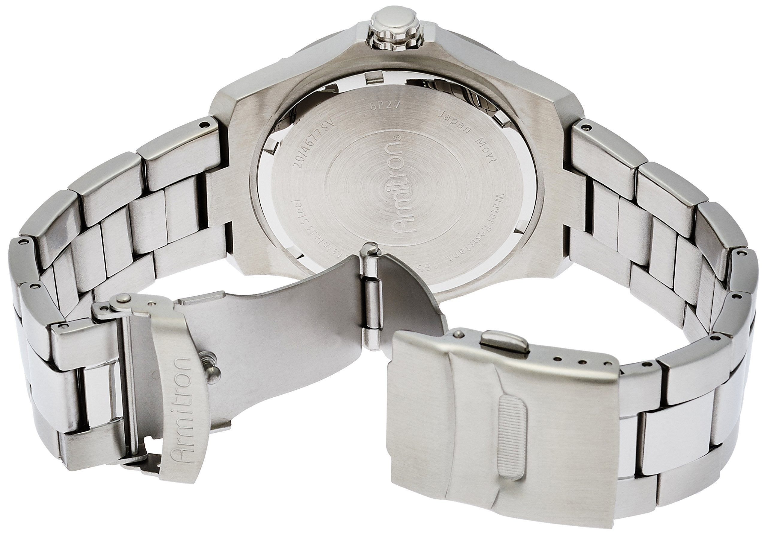 Armitron Men's 204677BLSV Stainless Steel Bracelet Watch