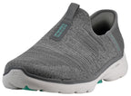 Skechers Women's Hands Free Slip-ins Go Walk 6-Fabulous View Sneaker, Gray, 8.5