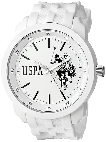 U.S. Polo Assn. Sport Men's USP9035 Analog Display Analog Quartz White Watch