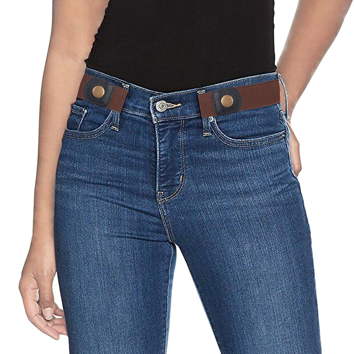 No Buckle Invisible Stretch Belts For Men/Women Belt For Jeans Pants No Hassle,No Bugle 34-48