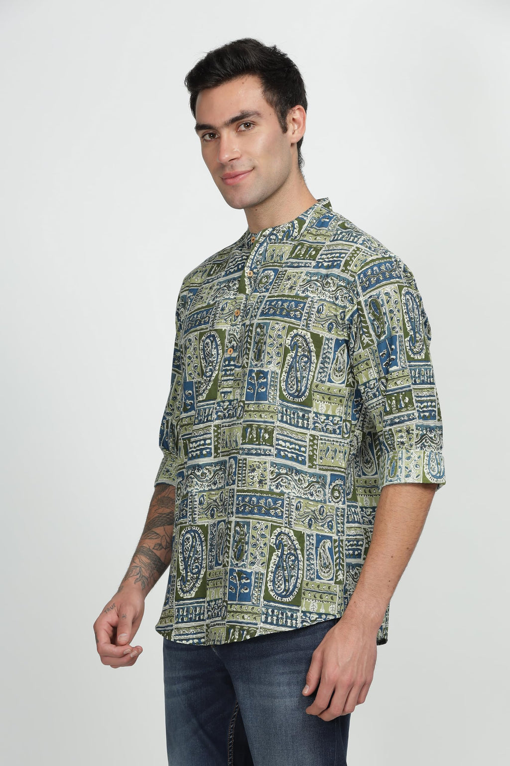 Be Active MenS Cotton Solid Regular Shirt (Scpr-2_Multicolour