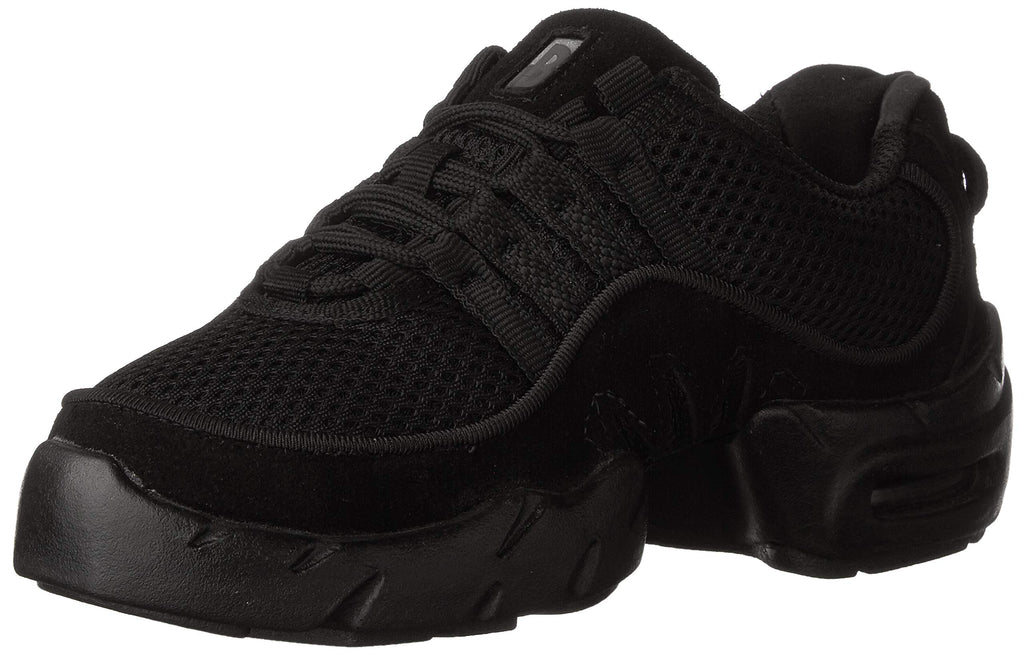 Bloch womens Boost Drt Suede and Mesh Split Sole Dance Shoe, Black, 7.5 US