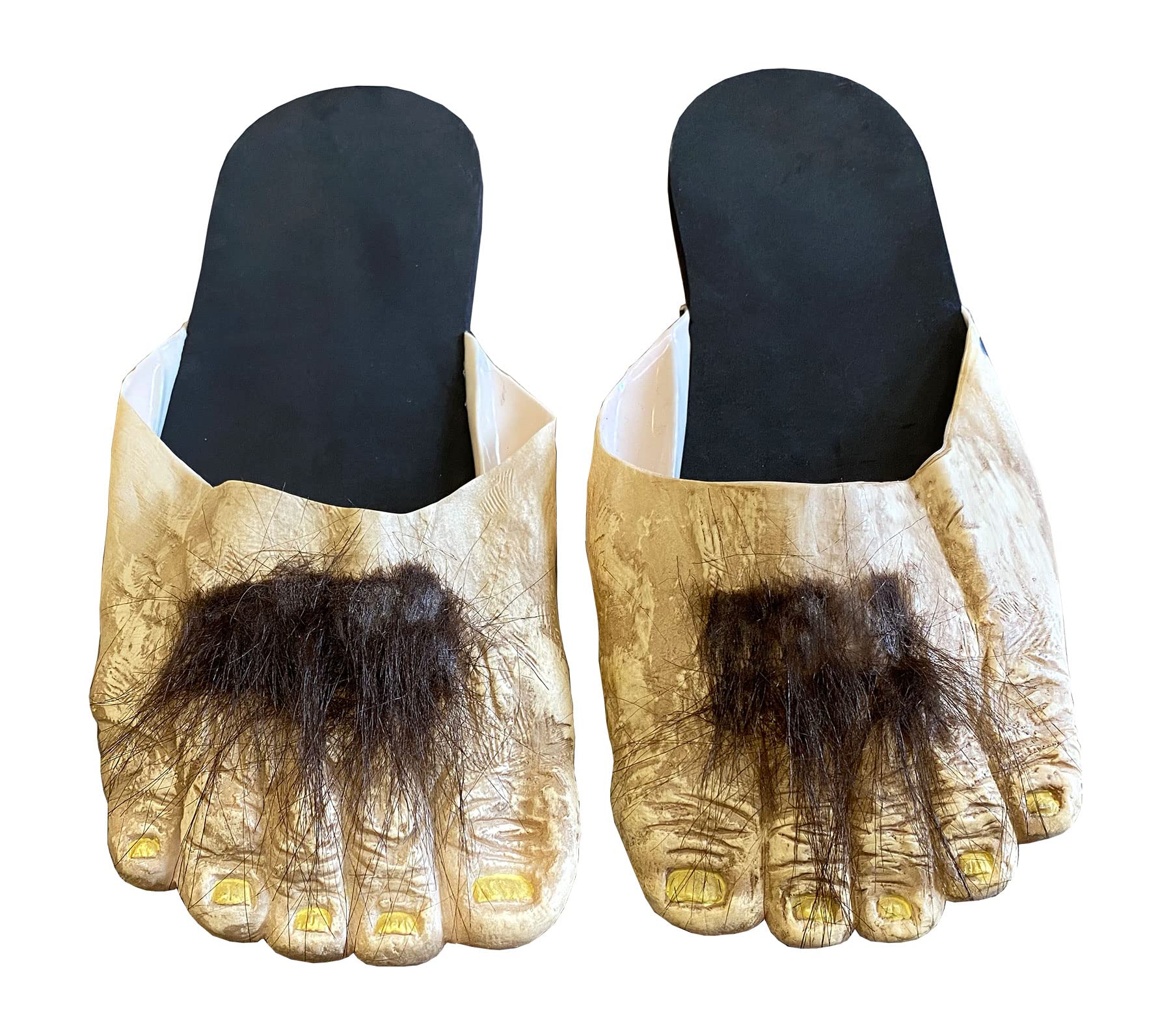 Billy Bob's Big Old Hairy Feet Costume Novelty Slippers, Large