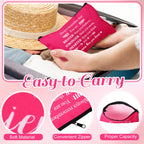 20 Pieces Cosmetic Bag for Women, Roomy Makeup Bags with Zipper Toiletry Bag Pouch Travel Packing Accessory Organizer Gifts, 7 x