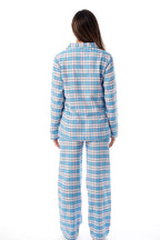 Just Love Long Sleeve Flannel Pajama Sets for Women 6760-10359-BLU-3X Blue