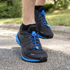 LOCK LACES (Elastic Shoelace and Fastening System) (Blue)