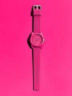 Skechers Women's Ocean Gate Quartz Three-Hand Watch, Color: Bright Pink (Model: SR6180)