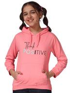 Kyda Kids Girls Cotton Hooded Neck Hoodies - Sweatshirt With Hoodies Full Sleeves Girls Winter Wear, Long Sleeve Sweatshirts For
