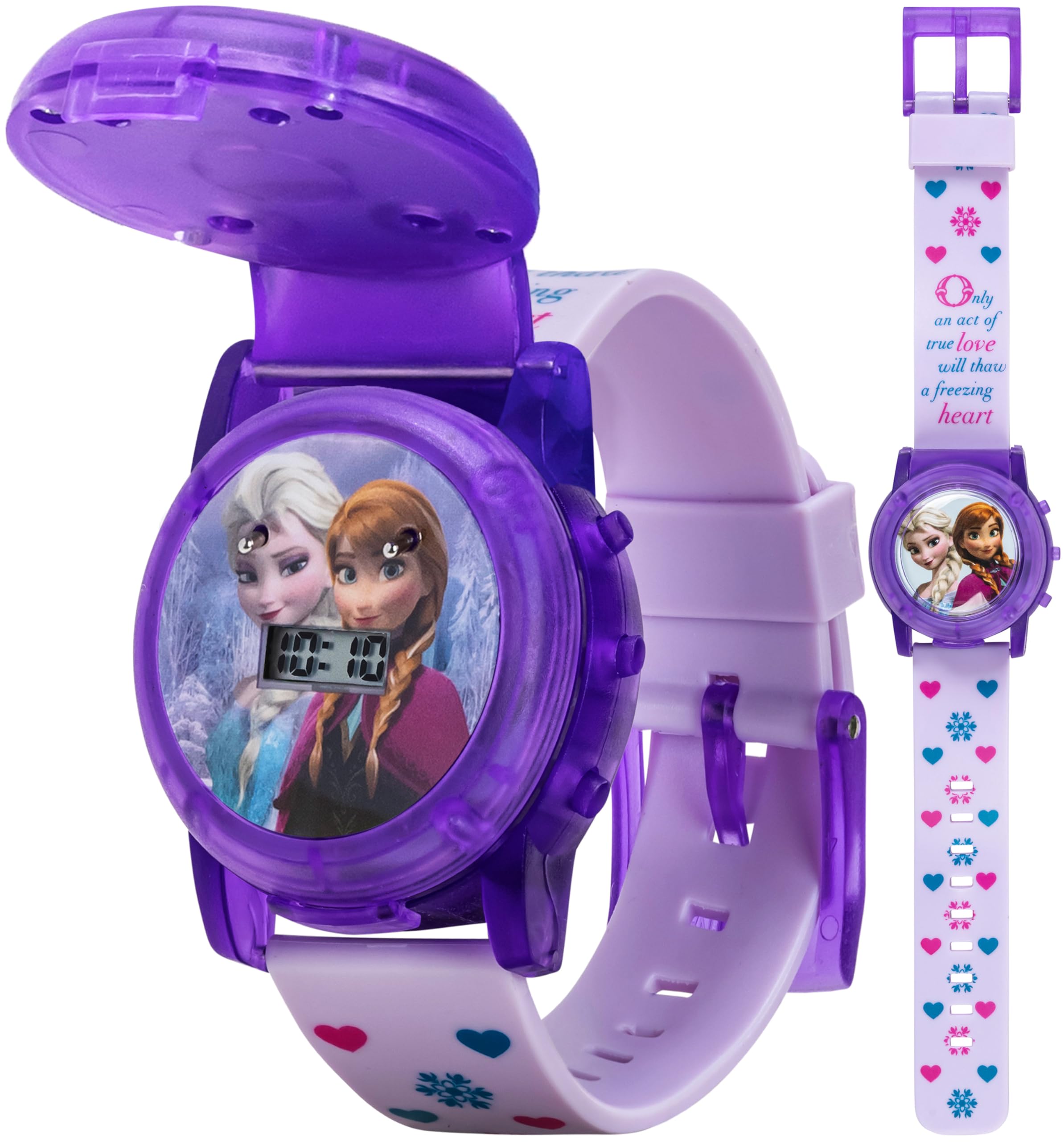 Disney Kids FZN6000SR Digital Display Analog Quartz Pink Watch