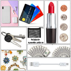 Frienda 10 Pcs Small Zipper Pouch Mini Cosmetic Bags Nylon Mesh Coin Purse Portable Cosmetic Case Storage Bags with Key Holder f