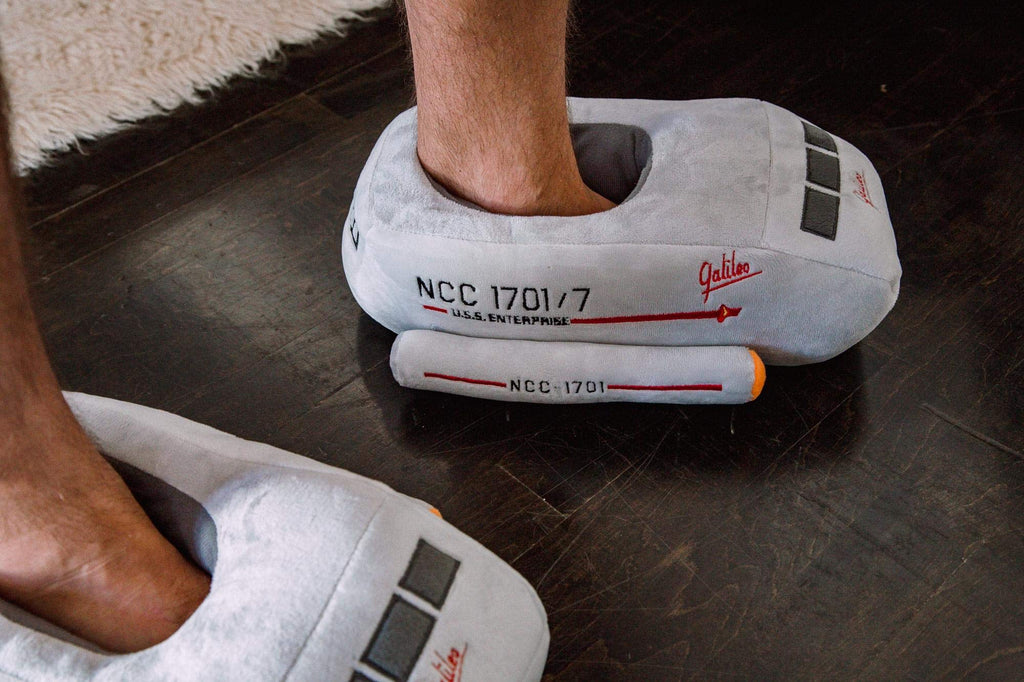 Star Trek: The Original Series Galileo Shuttlecraft 3D Slippers | Mens 12-13