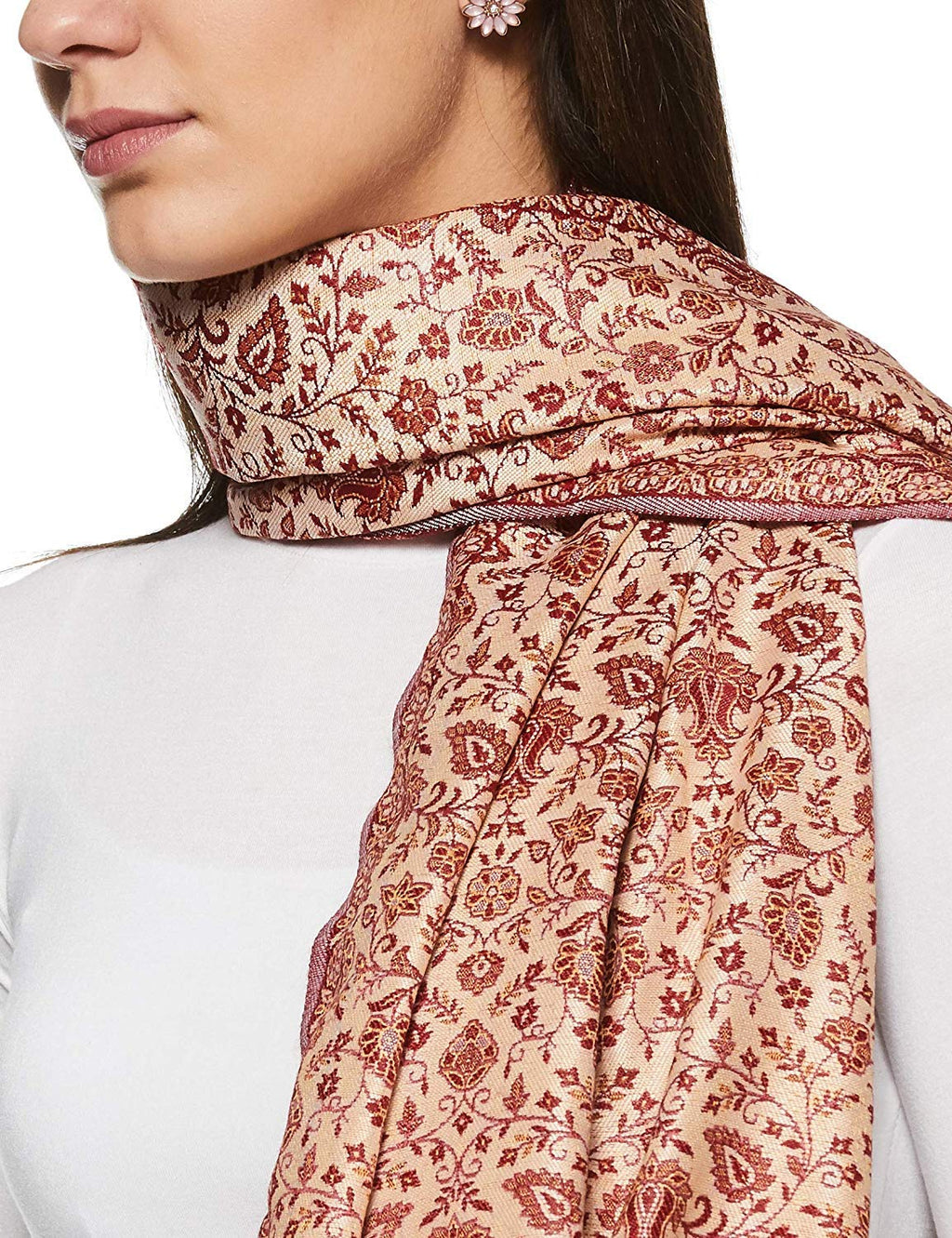 Weavers Villa Womens Kashmiri Shawl, 100cm X 200cm