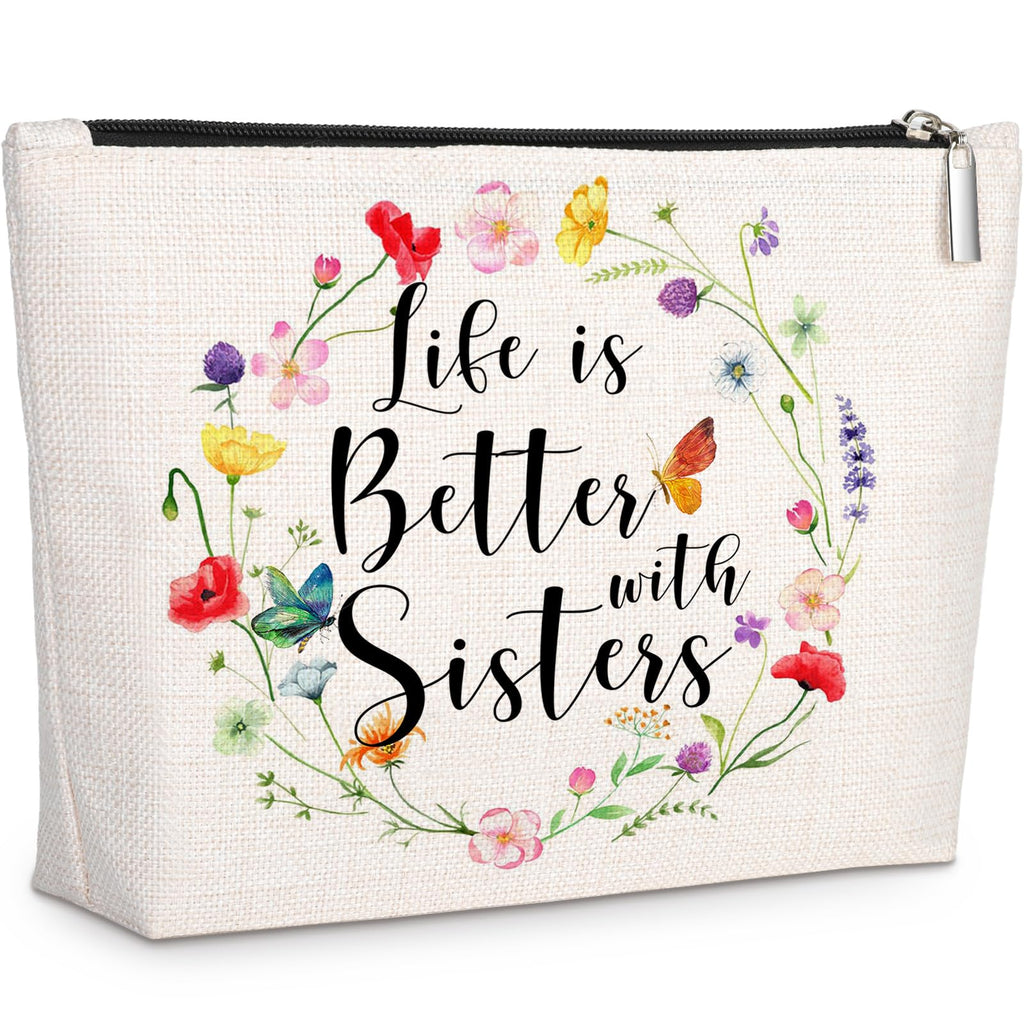 GevGuxLuo Sister Gifts from Sisters -Sister Birthday Gifts -Christmas Gift for Sister In Law Big/Little Sister -Sisters Makeup B