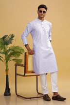 Be Active MenS Cotton Regular Kurta (C-399-4_Purple