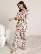Libas Womens Printed Cotton Co-Ord Set For Women