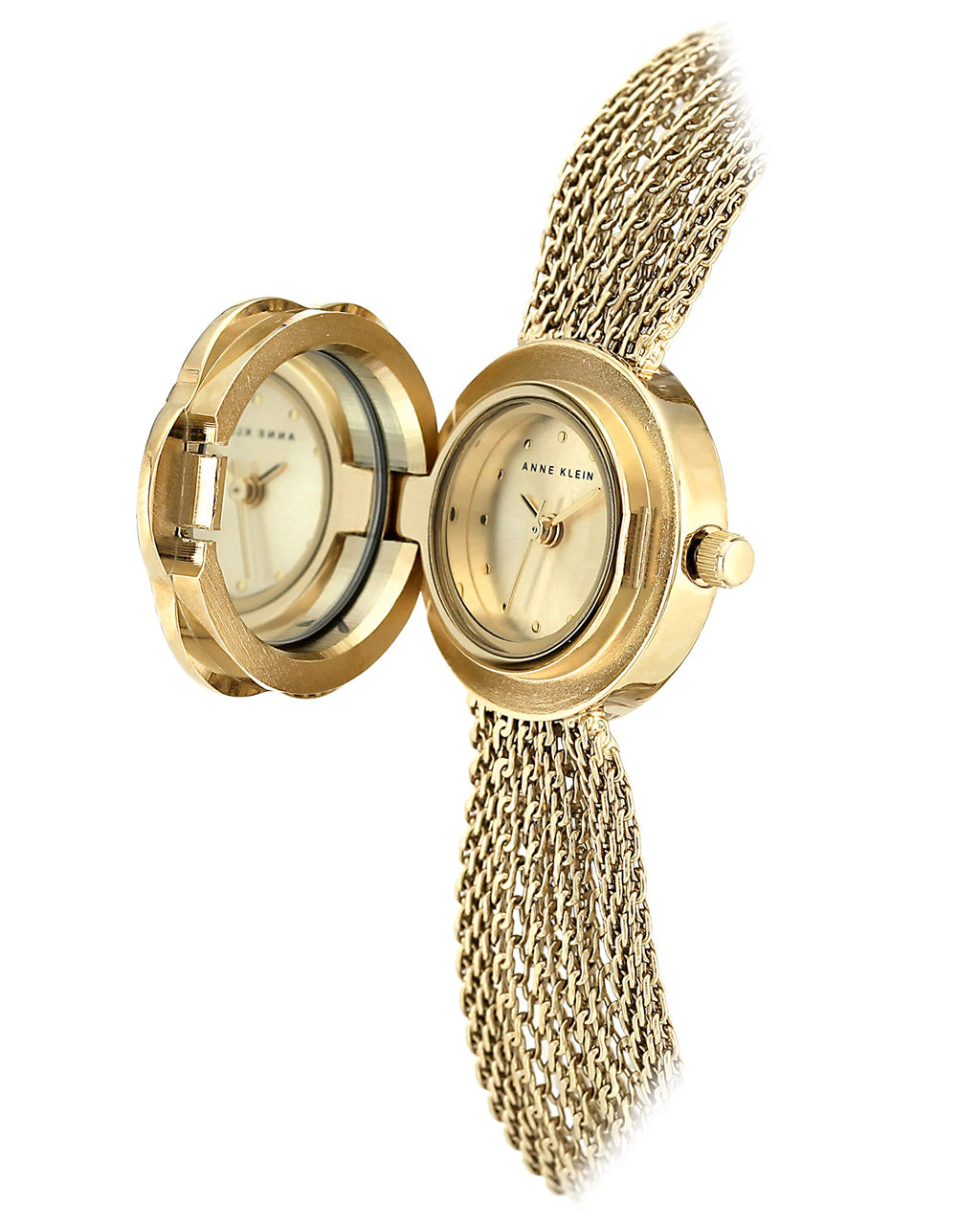 Anne Klein Women's AK/1046CHCV Premium Crystal-Accented Watch