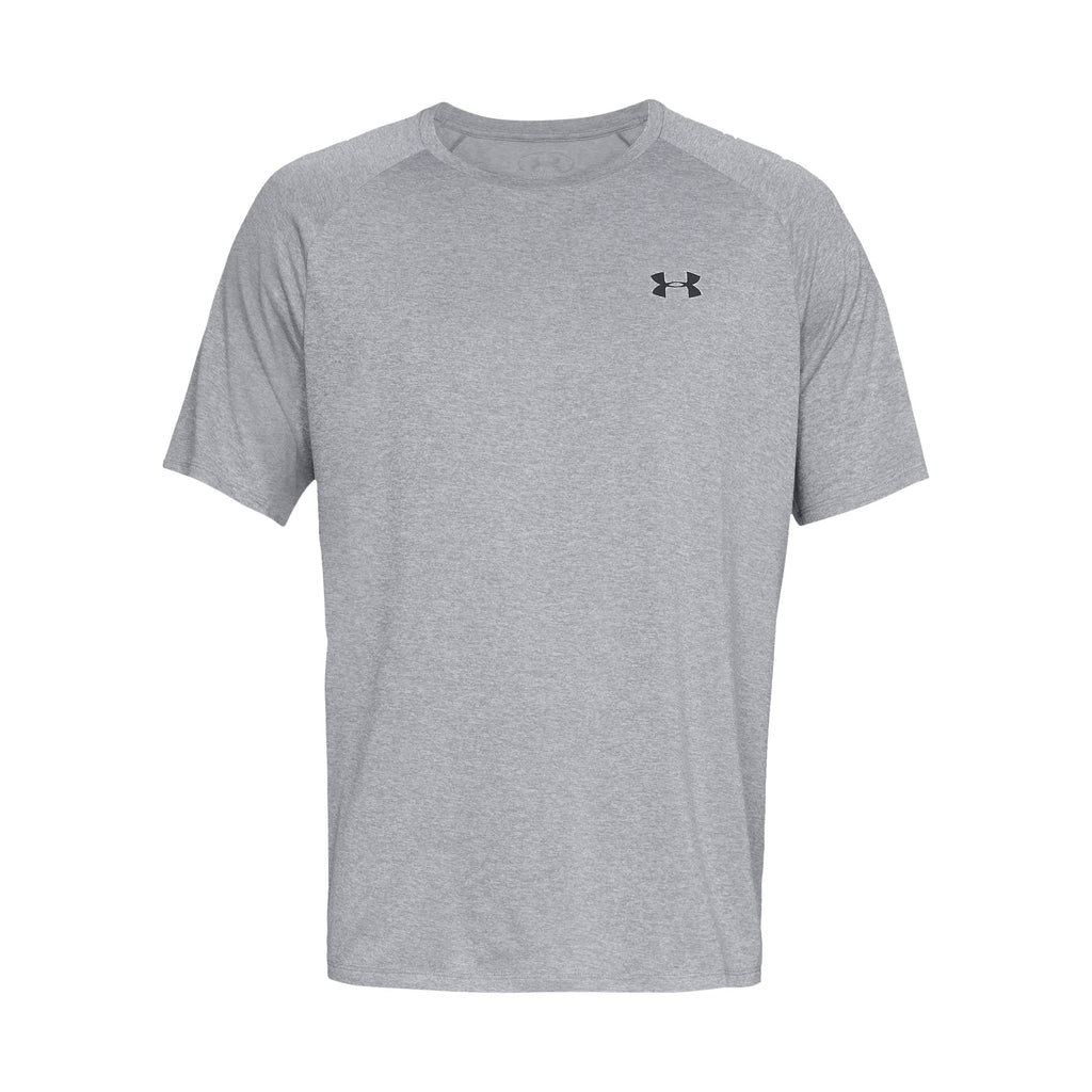 Under Armour Men's Tech 2.0 Short-Sleeve T-Shirt, Steel Light Heather (036)/Black, Large Tall