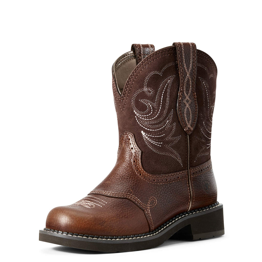 Ariat Womens Fatbaby Heritage Dapper Western Boot Copper Kettle/Brownie 7.5