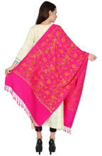 Weavers Villa WomenS Kashmiri Aari Embroided Floral Cashmilon Stoles, Shawls, Wraps, 70Cm X 200Cm