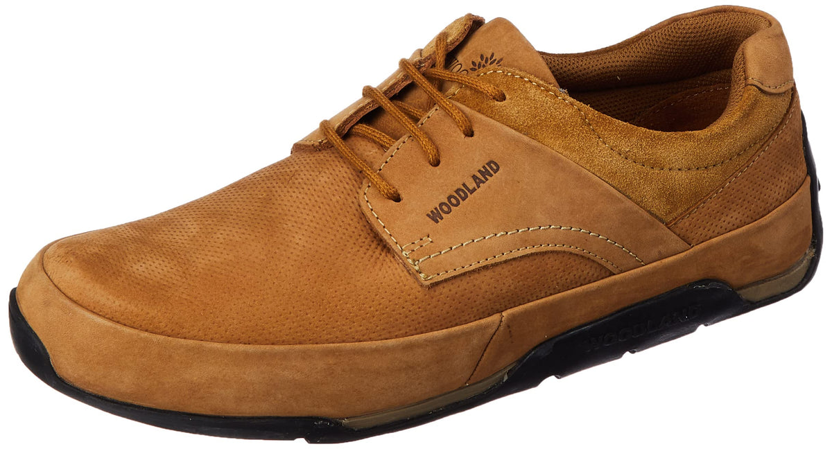 Woodland Mens Camel Leather Casual Shoe5 UK (39 EU) (GC 4028121) 39