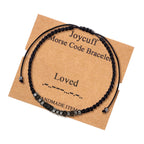 JoycuFF Bracelets for Women Coworker Leaving Gifts Fashion Best Friend BFF Friendship Silk Wrap Bracelet Funny Birthday Long Dis