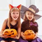 Lurrose 4pcs Cartoon Fox Ear Hair Hoop Cute Halloween Cosplay Party Costume Headbands Headwear for Children Kids Girls Women