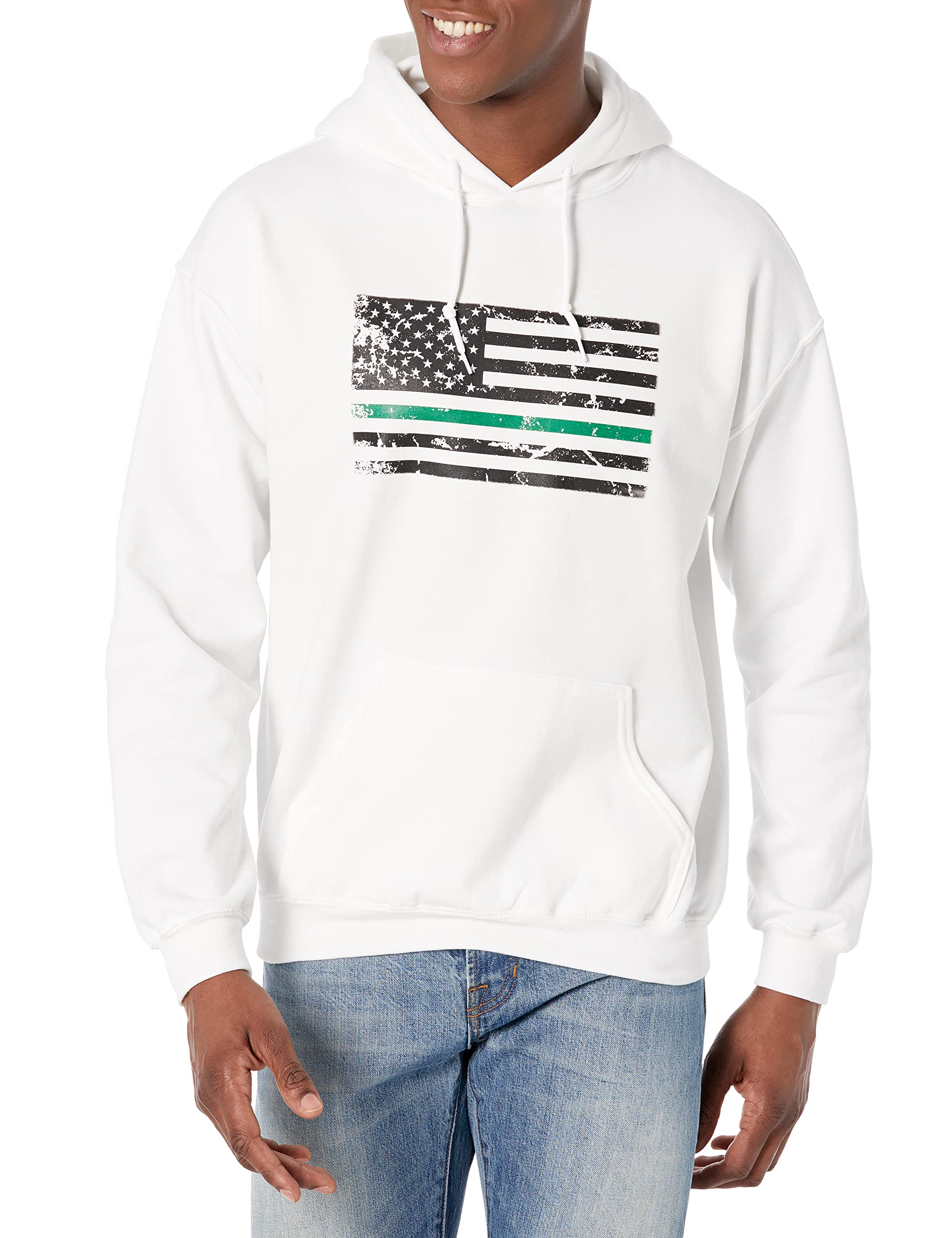 Graphic Pullover, TGL Flag, White, L