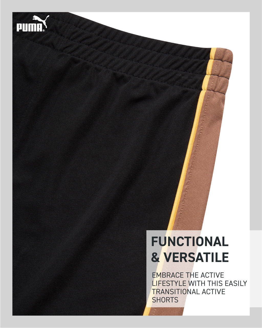 PUMA Boys' Short Set - 3 Piece Short Sleeve Graphic T-Shirts and Active Shorts Outfit Set for Boys (Sizes: 2T-7), Size 2T, Brown