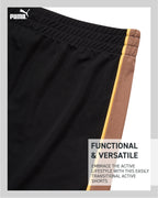 PUMA Boys' Short Set - 3 Piece Short Sleeve Graphic T-Shirts and Active Shorts Outfit Set for Boys (Sizes: 2T-7), Size 2T, Brown