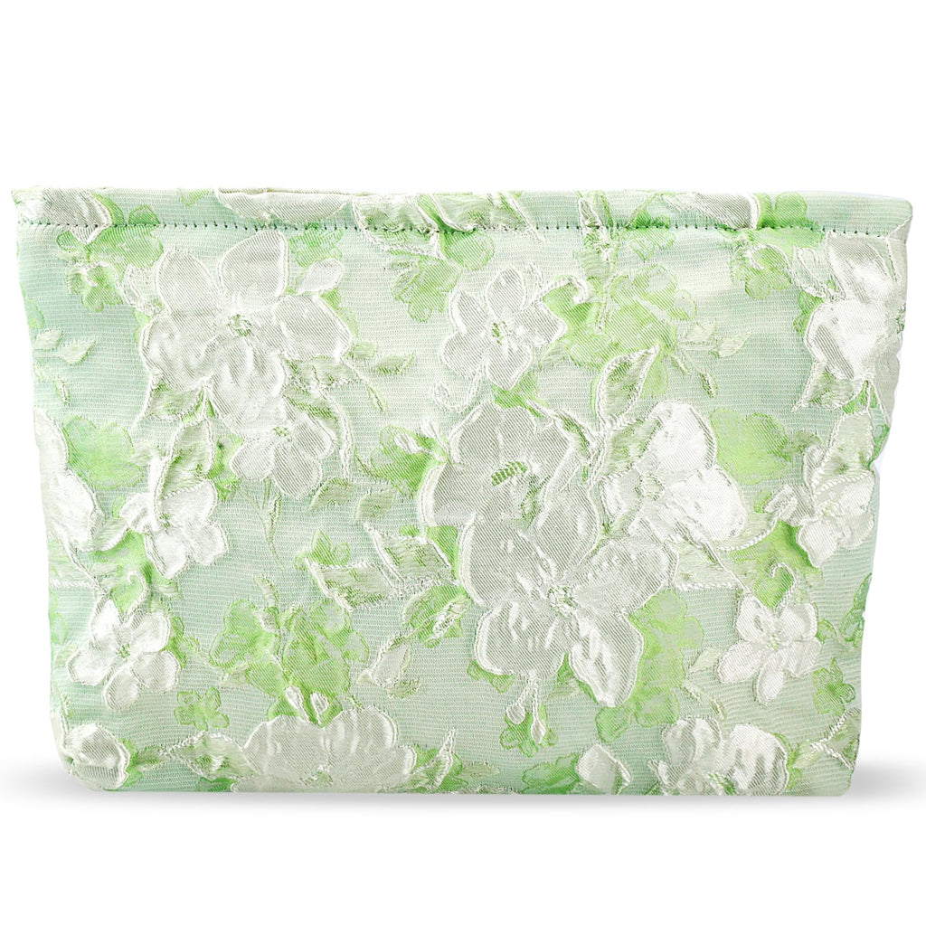 ZLFSRQ Flower Makeup Bag for Women Girls Teens Travel Cute Floral Cosmetic Bags Large Zipper Cosmetic Pouch for Purse Portable T