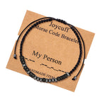 Gifts for Women Men Morse Code Bracelets for Mom Dad Daughter Friends Mother 's Day Gifts for Her Long Distance Relationship Bir