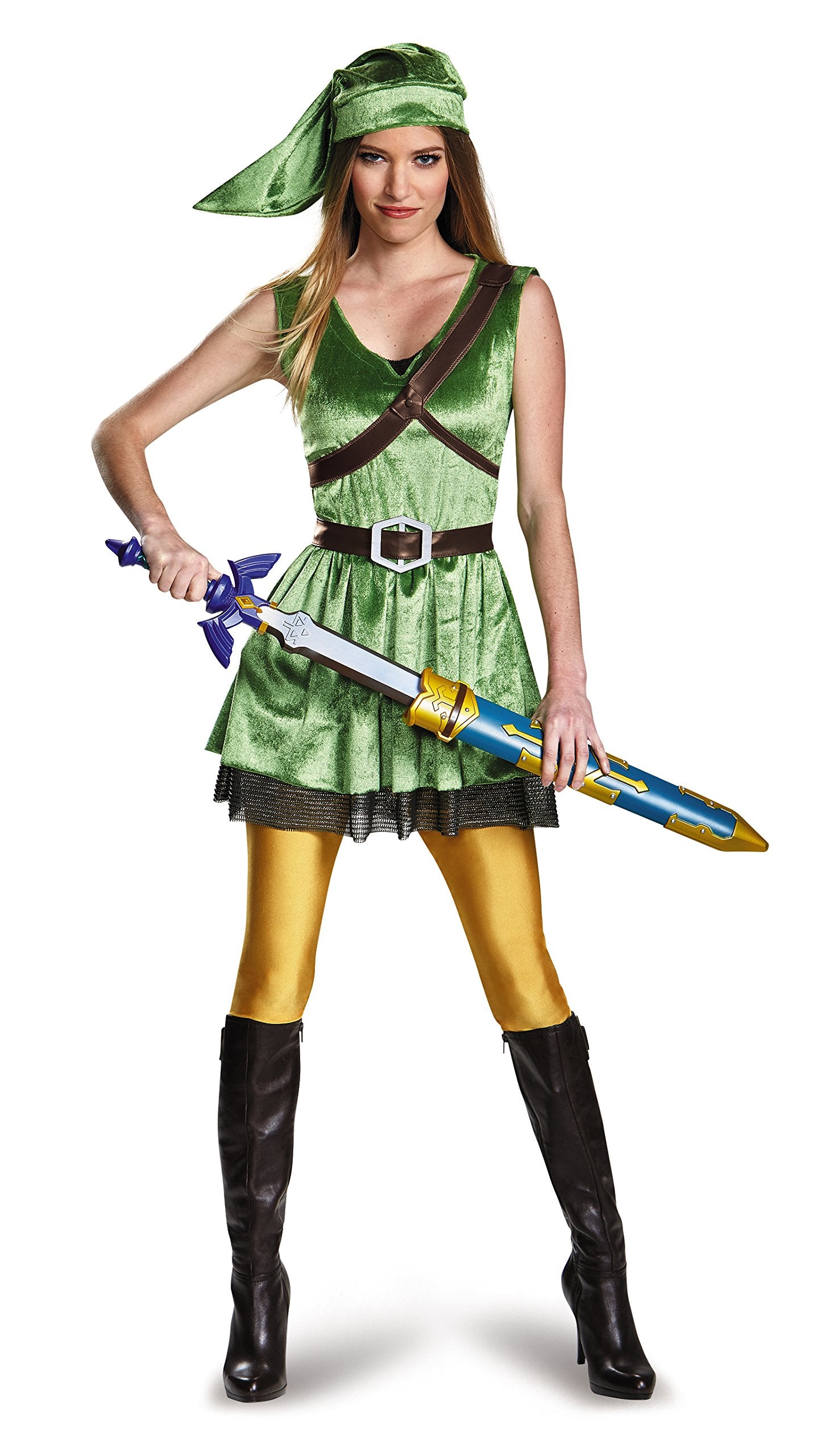Legend of Zelda Link Women's Costume Junior 7-9