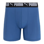 PUMA Men's 3 Pack Athletic Fit Boxer Briefs, Star Sapphire, X-Large