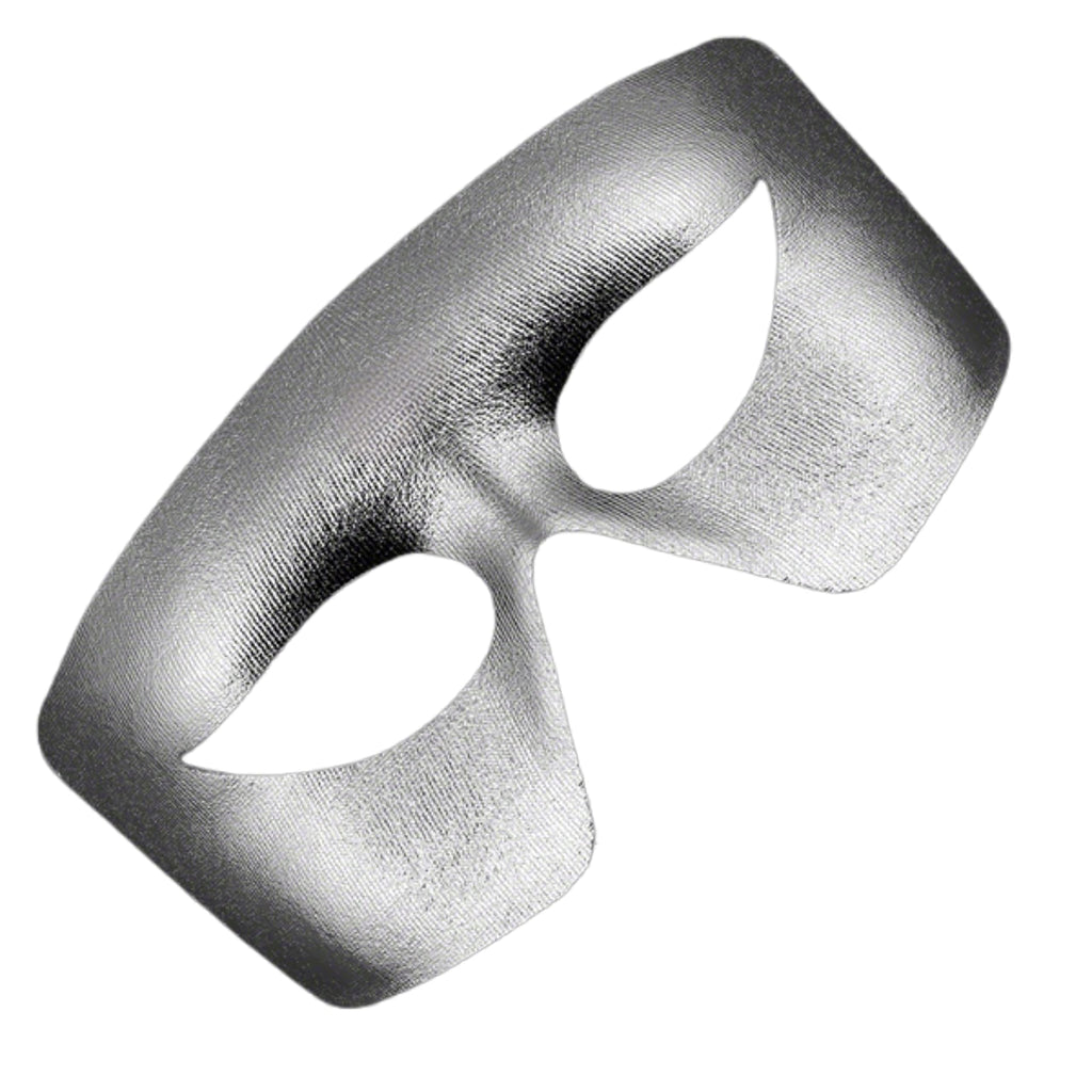 blinkee Masquerade Silver Non-Light Up Metallic Mask Mardi Gras