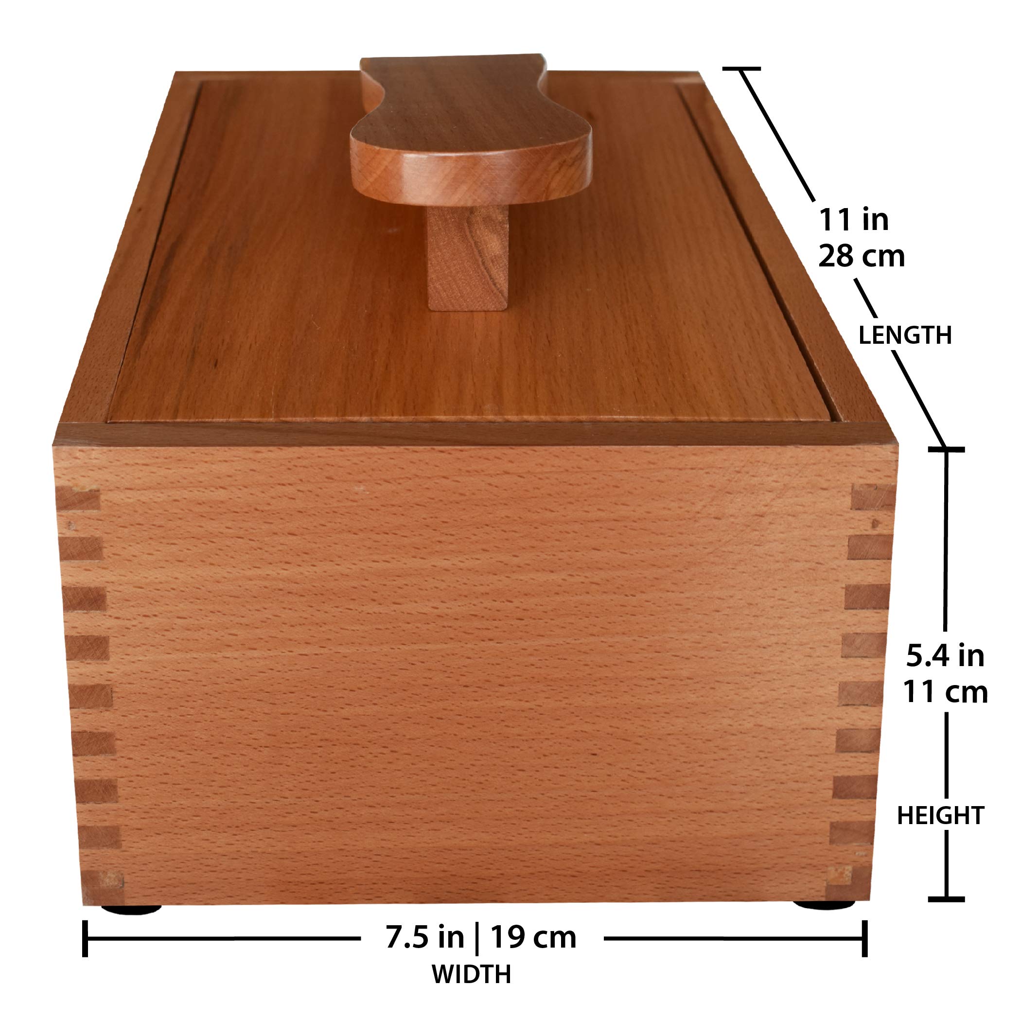 FOOTMATTERS Professional Shoe Shine Valet Kit - Includes Hardwood Boot & Shoe Care Box, Horsehair Brush, Mink Oil, Waterproof, P