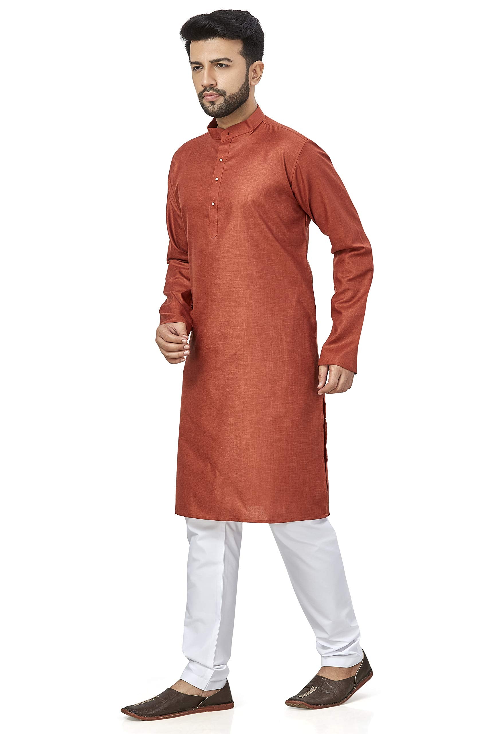 Be Active MenS Traditional Solid Full Sleeves Kurta || Cotton Kurta For Men || Men Kurta For Wedding || Kurta For Men (Rfsk0001