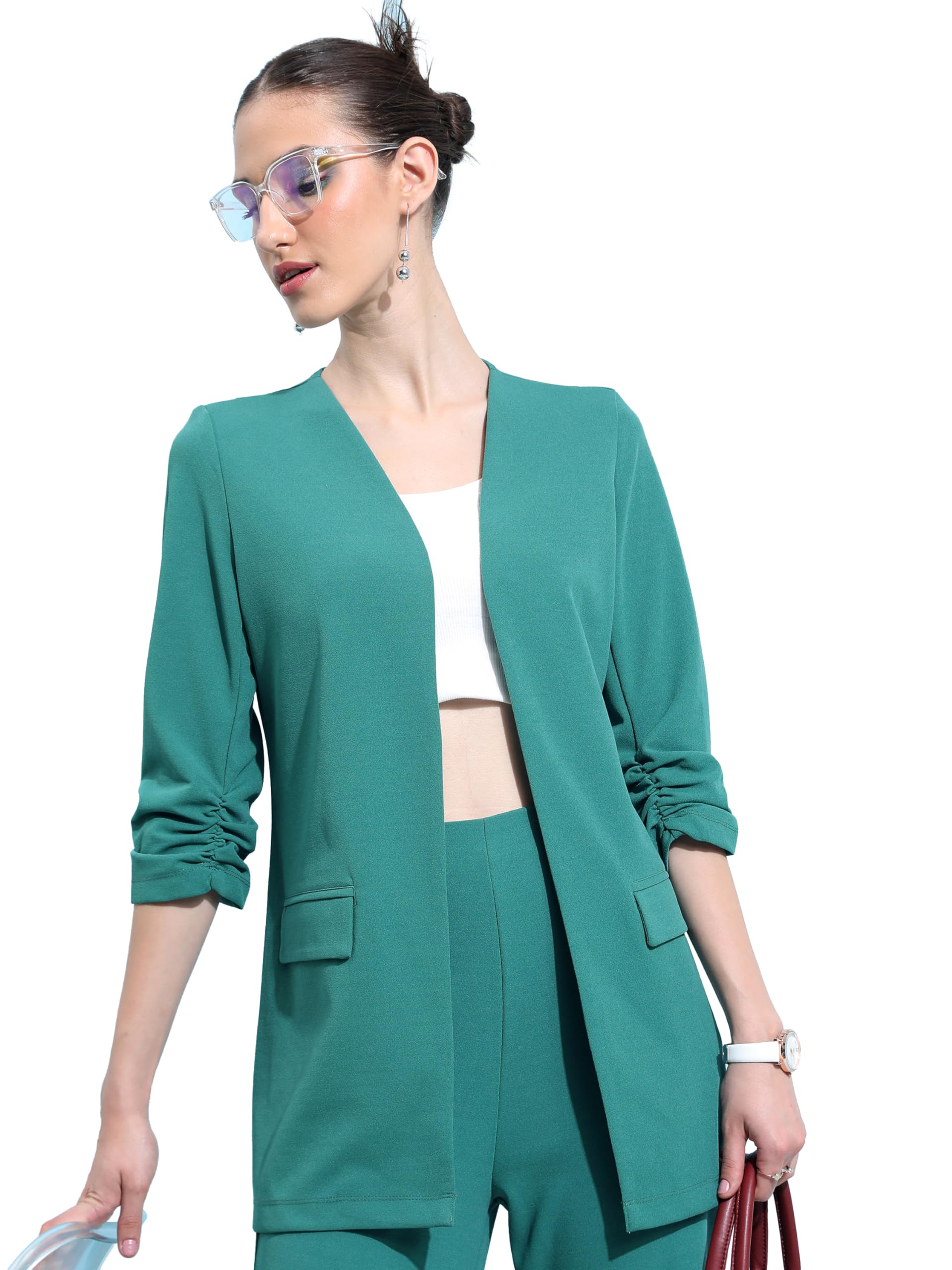Ketch WomenS Blazer (Khbl000002_Green
