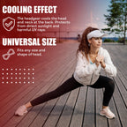 Black Zebra cap Visor Polyester Sun Visors for Women Stretchable Running Visors for Women Elastic Tennis Visors for Women Spande