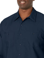 Red Kap mens Industrial Shirt, Regular Fit, Long Sleeve Work Utility Button Down Shirt, Navy, 3X-Large US
