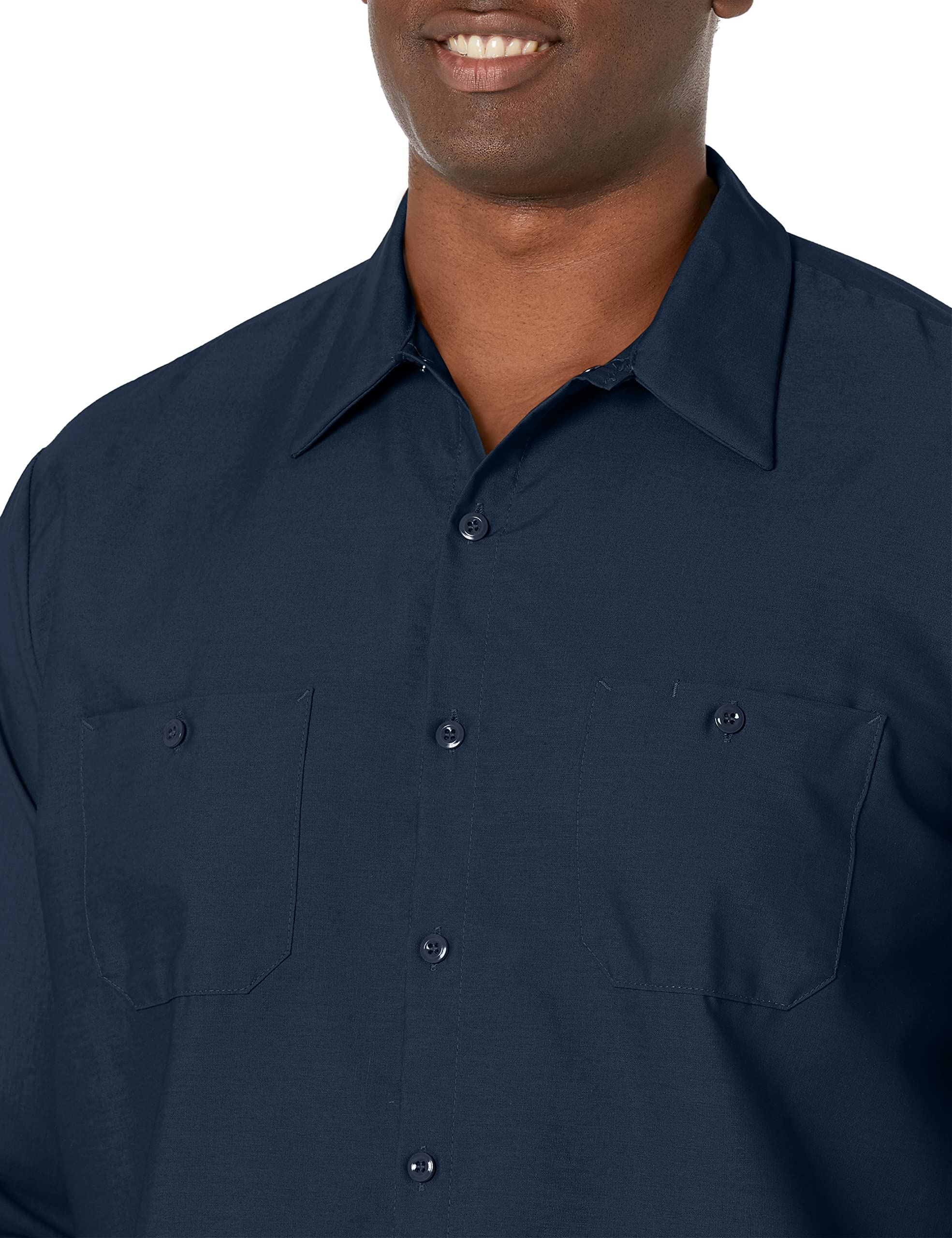 Red Kap mens Industrial Shirt, Regular Fit, Long Sleeve Work Utility Button Down Shirt, Navy, 3X-Large US