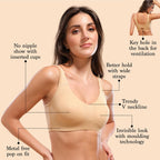 Enamor A106 Beginners Everyday Bra  Padded  Wirefree  Full Coverage