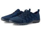 Skechers Women's Breathe Easy-Infi Knity Sneaker, Navy, 10