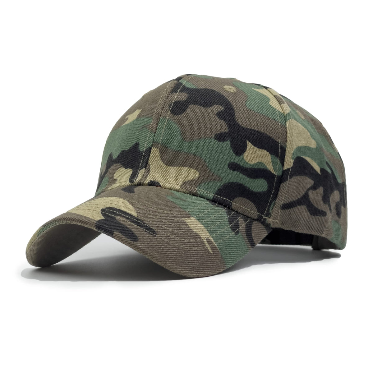 Utmost Structured Baseball Cap With Adjustable Closure  Performance Hat For Outdoor Activities And Custom Embroidery (1Pc Camo  4-68