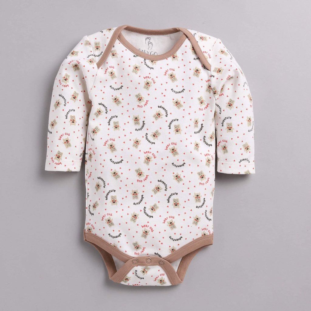 BABY GO 0-3M,3-6M,6-9M 100% Pure Cotton Romper/Sleep Suit/Comfort fit/Bodysuit for Baby Girls (Combo Pack of 2)